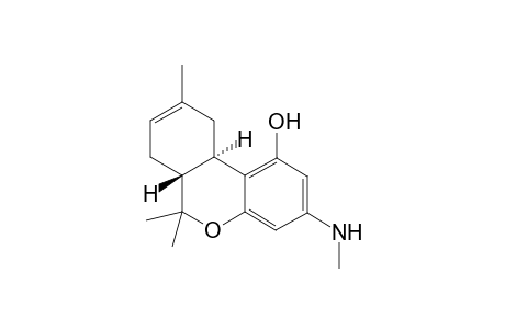 (-)-1-hydroxy-3-methyl-amino-6,6,9-trimethyl-6a,10a-trans-6a,7,10,70a-tetrahydro-6H-dibenzo[b,d]pyran