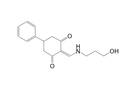 2-{[(3-hydroxypropyl)amino]methylene}-5-phenyl-1,3-cyclohexanedione