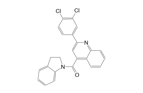 2-(3,4-dichlorophenyl)-4-(2,3-dihydro-1H-indol-1-ylcarbonyl)quinoline