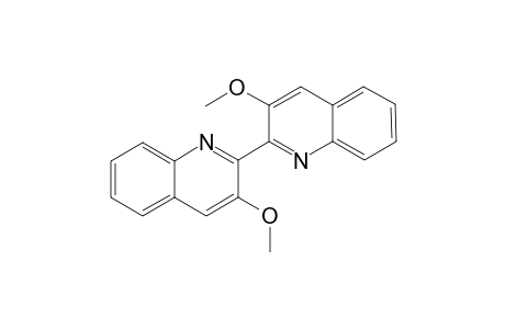 3-Methoxy-2-(3-methoxy-2-quinolinyl)quinoline