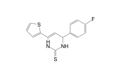 4-(4-fluorophenyl)-6-(2-thienyl)-3,4-dihydro-2(1H)-pyrimidinethione
