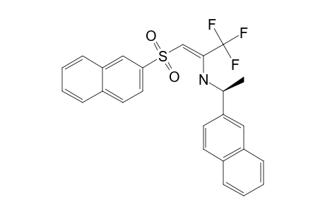 (-)-N2-[(1S)-1-PHENYLETHYL]-1,1,1-TRIFLUORO-3-(2-NAPHTHYLSULFONYL)-2-PROPANIMINE;ENAMINO-TAUTOMER