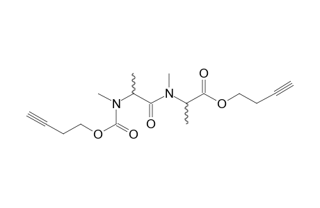 dl-Alanyl-dl-alanine, N,N'-dimethyl-N'-(byt-3-yn-1-yloxycarbonyl)-, byt-3-yn-1-yl ester