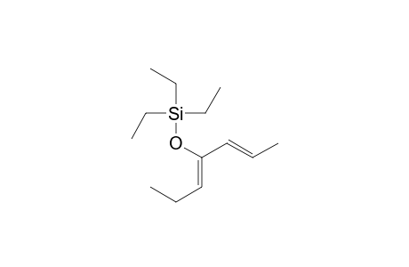 Silane, triethyl[[1-(1-propenyl)-1-butenyl]oxy]-, (Z,E)-