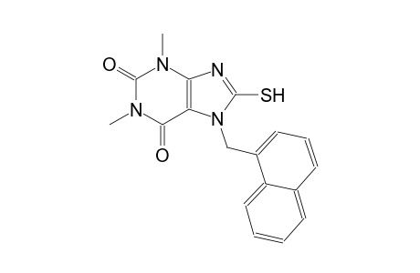 1,3-dimethyl-7-(1-naphthylmethyl)-8-sulfanyl-3,7-dihydro-1H-purine-2,6-dione