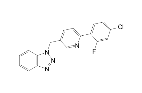 1-{[6-(4-Chloro-2-fluorophenyl)pyridin-3-yl]methyl}-1H-benzotriazole