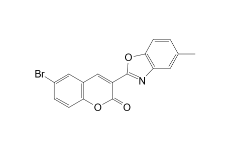 6-bromo-3-(5-methyl-2-benzoxazolyl)coumarin