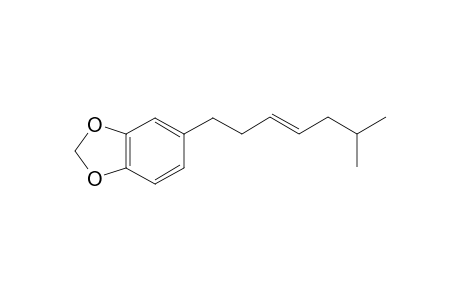 (E)-1-(3',4'-Methylenedioxyphenyl)-6-methylhept-3-ene