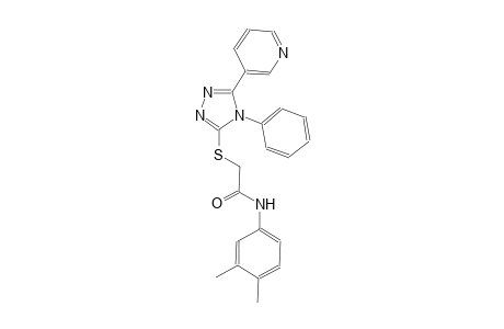 N-(3,4-dimethylphenyl)-2-{[4-phenyl-5-(3-pyridinyl)-4H-1,2,4-triazol-3-yl]sulfanyl}acetamide