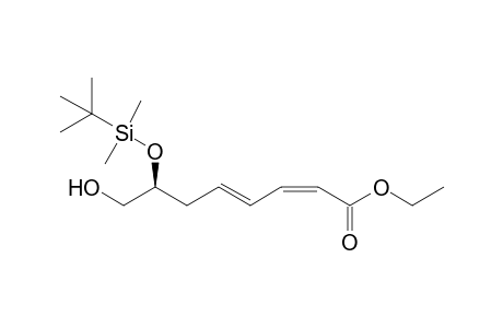 Ethyl (7S,2Z,4E)-7-tert-Butyldimethylsilyloxy-8-hydroxy-2,4-octadienoate
