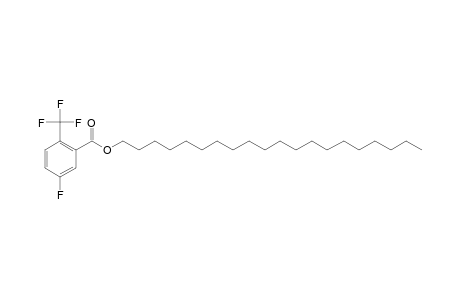 5-Fluoro-2-trifluoromethylbenzoic acid, eicosyl ester