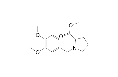 N-(3,4-Dimethoxybenzyl)-pyrrolidincarboxylate methylester
