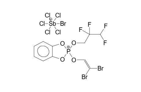 2-(2,2,3,3-TETRAFLUOROPROPOXY)-2-(2,2-DIBROMOVINYLOXY)-4,5-BENZO-1,3,2-DIOXAPHOSPHOLANONIUM PENTACHLOROBROMOANTIMONATE