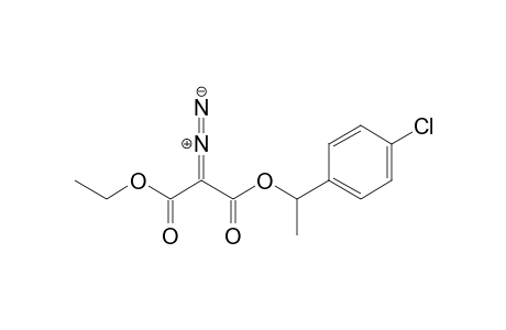 (E)-3-[1-(4-chlorophenyl)ethoxy]-2-diazonio-1-ethoxy-3-keto-prop-1-en-1-olate