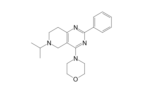6-Iso-propyl-4-(morpholin-4-yl)-2-phenyl-5,6,7,8-tetrahydropyrido[4,3-d]pyrimidine