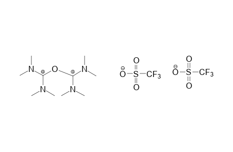 Oxybis[bis(dimethylamino)carbonium]bis(trifluoromethanesulfonate)