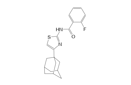 N-[4-(1-adamantyl)-1,3-thiazol-2-yl]-2-fluorobenzamide