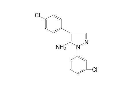 5-AMINO-1-(m-CHLOROPHENYL)-4-(p-CHLOROPHENYL)PYRAZOLE