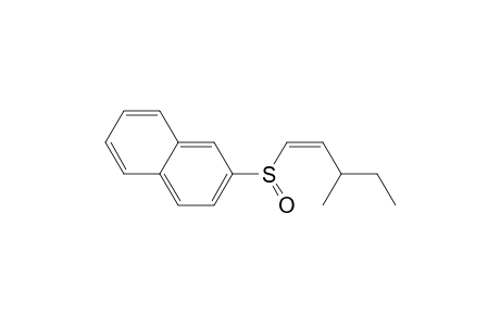 (Z)-2-((3-Methyl-1-pentenyl)sulfinyl)naphthalene