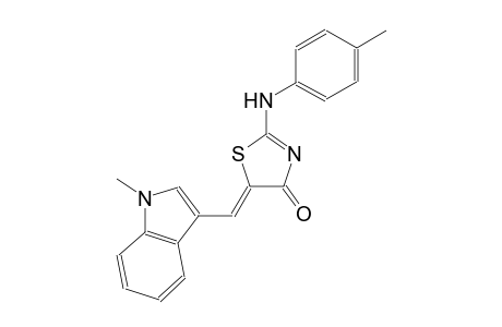 (5Z)-5-[(1-methyl-1H-indol-3-yl)methylene]-2-(4-toluidino)-1,3-thiazol-4(5H)-one