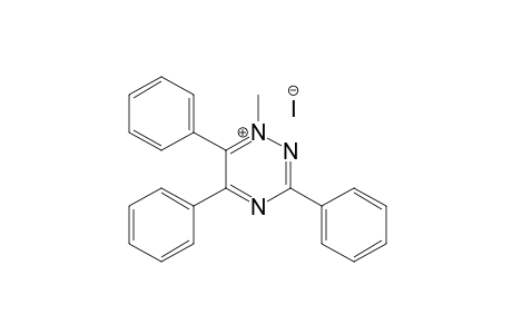1-Methyl-3,5,6-triphenyl-1,2,4-triazinium iodide