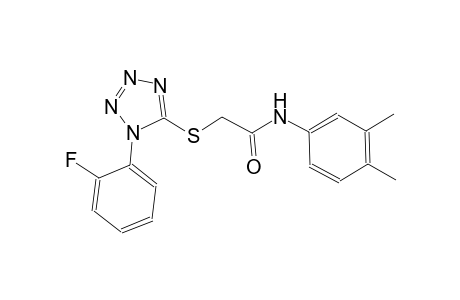 acetamide, N-(3,4-dimethylphenyl)-2-[[1-(2-fluorophenyl)-1H-tetrazol-5-yl]thio]-