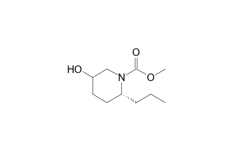 Methyl (2R)-5-hydroxy-2-propylpiperidine-1-carboxylate