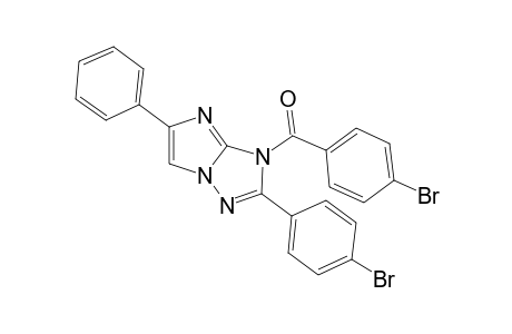 (1or3)-(4-Bromobenzoyl)-2-(4-bromophenyl)-5-phenyl-1(or3)H-imidazo[1,2-b]-1,2,4-triazole