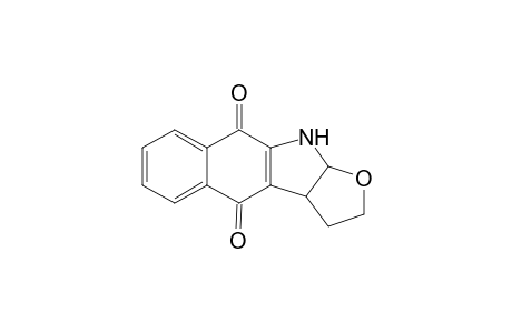 2,3,4,12-Tetrahydrofuro[2,3-b]naphtho[2,3-b]pyrrolo-5,10-quinone