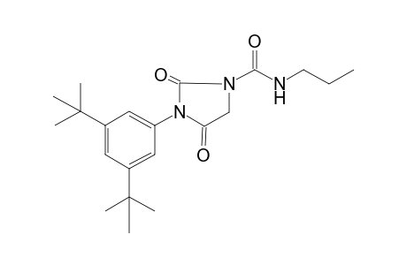 Imidazolidine-1-carboxamide, 2,4-dioxo-3-(3,5-ditert-butylphenyl)-N-propyl-