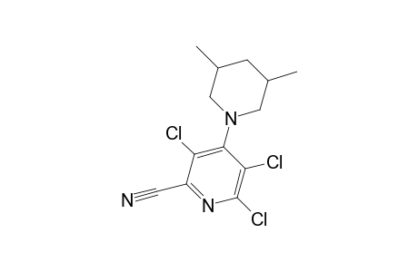 3',5',6'-Trichloro-3,5-dimethyl-3,4,5,6-tetrahydro-2H-[1,4']bipyridinyl-2'-carbonitrile