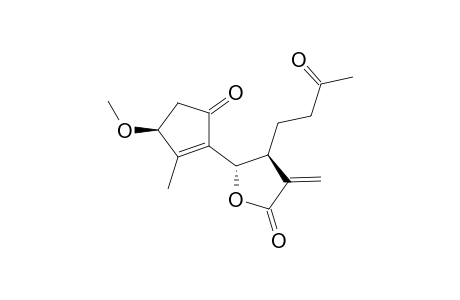 3-O-METHYL-ISO-SECOTANAPARTHOLIDE;3-BETA-METHOXY-1,10-DIOXO-1,10-SECOGUAIA-4,11(13)-DIEN-6-BETA-H-12,6-OLIDE