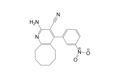 cycloocta[b]pyridine-3-carbonitrile, 2-amino-5,6,7,8,9,10-hexahydro-4-(3-nitrophenyl)-