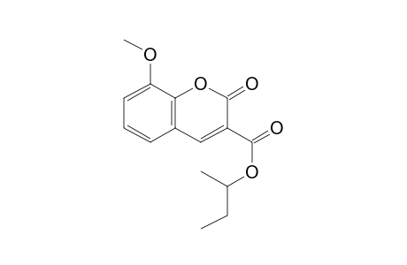 8-Methoxycoumarin-3-carboxylic acid, 2-butyl ester