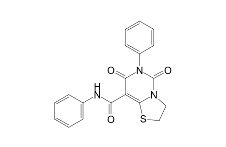 5,7-dioxo-6-phenyl-2,3,6,7-tetrahydro-5H-thiazolo[3,2-c]pyrimidine-8-carboxanilide