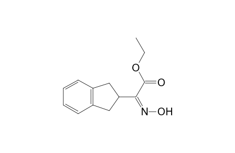 1H-Indene-2-acetic acid, 2,3-dihydro-.alpha.-(hydroxyimino)-, ethyl ester