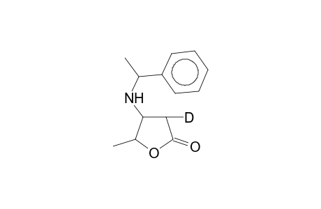 3-Deutero-5-methyl-4-(1-phenyl-ethylamino)-dihydro-furan-2-one