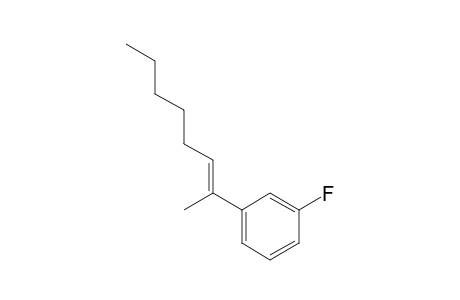 (E)-1-fluoro-3-(oct-2-en-2-yl)benzene