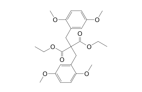 2,2-bis(2,5-dimethoxybenzyl)malonic acid diethyl ester