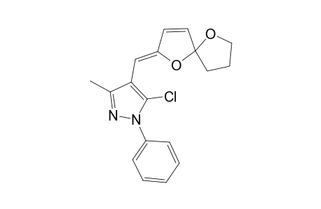 4-(1,6-dioxaspiro[4.4]non-3-en-2-ylidenemethyl)-5-chloro-3-methyl-1-phenyl-1H-pyrazole