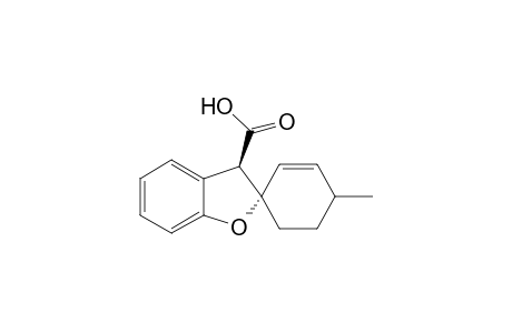 Spiro[benzofuran-2(3H),1'-[2]cyclohexene]-3-carboxylic acid, 4'-methyl-, [2.alpha.(S*),3.beta.]-