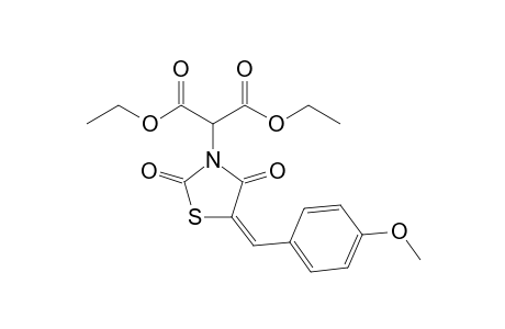 Diethyl [5'-(4"-methoxybenzylidene)-2',4'-dioxotetrahydro-1',3'-thiazol-3'-yl]-malonate