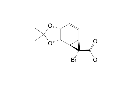 (3A-alpha,5A-alpha,6-beta,6A-beta,6B-beta)-6-BROMO-2,2-DIMETHYL-3A,6,6A,6B-TETRAHYDRO-5AH-CYCLOPROPA-[E]-1,3-BENZODIOXOLE-CARBOXYLIC-ACID