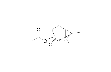 Tricyclo[3.3.1.0(2,8)]non-6-en-4-one, 6-(acetyloxy)-2,8-dimethyl-, (.+-.)-