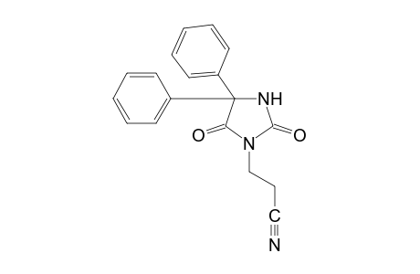 2,5-dioxo-4,4-diphenyl-1-imidazolidinepropionitrile
