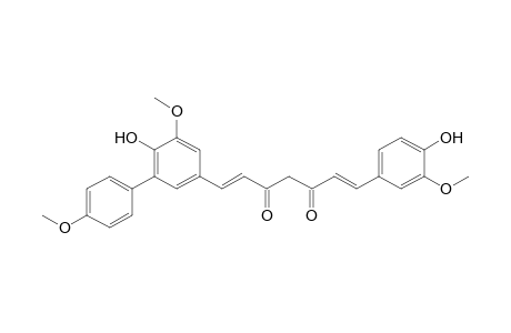 5'-(4"-Methoxyphenyl)-1,7-bis(4'-hydroxy-3'-methoxyphenyl)-1,6-heptadiene-3,5-dione