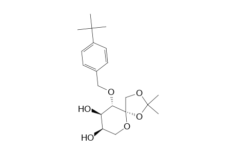 1,2-O-Isopropylidene-3-O-(p-tert-butylbenzyl)-.beta.-D-fructopyranose
