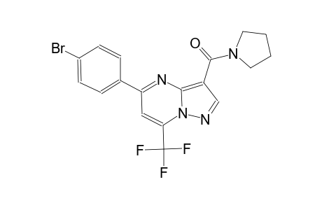 5-(4-bromophenyl)-3-(1-pyrrolidinylcarbonyl)-7-(trifluoromethyl)pyrazolo[1,5-a]pyrimidine