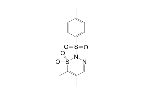 5,6-DIMETHYL-2-(4-TOLUENESULFONYL)-2H-1,2,3-THIADIAZINE-1,1-DIOXIDE