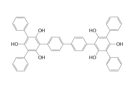 4,4'-bis{(2",4",6"-Trihydroxy-3",5"-diphenyl)phenyl]-.alpha., .alpha.'-diphenyl